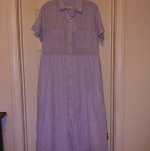 Free Assembly : SS Maxi Shirtdress